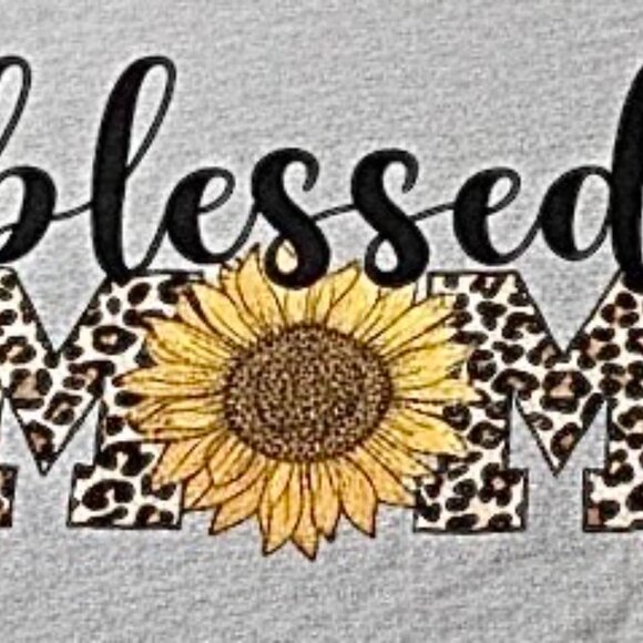 Women's Blessed Mom Tee - Picture 3 of 3